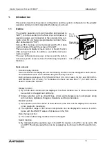 Предварительный просмотр 15 страницы Mitsubishi Electric F930GOT-BWD-E User Manual