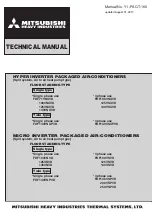 Mitsubishi Electric FDF100VNVD Technical Manual предпросмотр