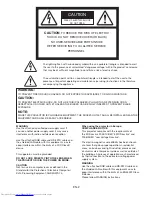 Предварительный просмотр 2 страницы Mitsubishi Electric FL6900U User Manual