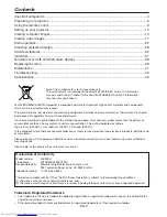 Предварительный просмотр 3 страницы Mitsubishi Electric FL6900U User Manual