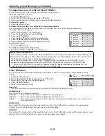 Предварительный просмотр 29 страницы Mitsubishi Electric FL6900U User Manual