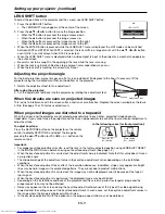 Preview for 11 page of Mitsubishi Electric FL7000LU Series User Manual