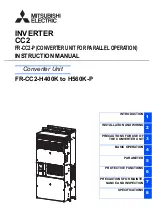 Предварительный просмотр 1 страницы Mitsubishi Electric FR-CC2-P Instruction Manual