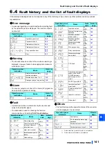 Предварительный просмотр 142 страницы Mitsubishi Electric FR-CC2-P Instruction Manual