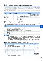 Предварительный просмотр 180 страницы Mitsubishi Electric FR-E800 Instruction Manual