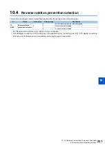 Preview for 232 page of Mitsubishi Electric FR-E800 Instruction Manual