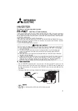 Preview for 1 page of Mitsubishi Electric FR-PA07 Instruction Manual