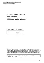 Preview for 5 page of Mitsubishi Electric FX-USB-AW User Manual