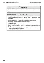 Preview for 232 page of Mitsubishi Electric FX2N-16E series User Manual