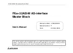 Preview for 3 page of Mitsubishi Electric FX2N-32ASI-M User Manual