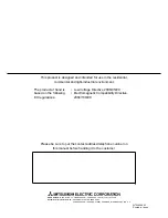 Предварительный просмотр 40 страницы Mitsubishi Electric GB-50ADA-A Installation Instructions Manual