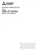 Mitsubishi Electric GM-J2 Series Instruction Manual preview