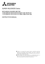 Mitsubishi Electric GM-SHY Instruction Manual preview