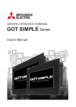 Preview for 1 page of Mitsubishi Electric GOT SIMPLE GS2107-WTBD User Manual