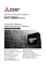 Preview for 1 page of Mitsubishi Electric GOT2000 Series Connection Manual