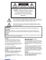 Предварительный просмотр 2 страницы Mitsubishi Electric HC100U User Manual