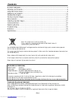 Предварительный просмотр 3 страницы Mitsubishi Electric HC1500 User Manual