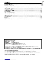 Preview for 3 page of Mitsubishi Electric HC1600 User Manual