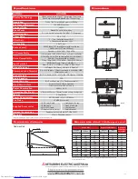 Preview for 1 page of Mitsubishi Electric HC3000 Speci?Cations