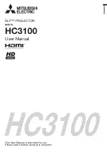 Mitsubishi Electric HC3100U User Manual preview