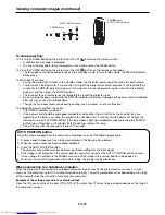 Preview for 23 page of Mitsubishi Electric HC4900 User Manual