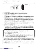 Предварительный просмотр 23 страницы Mitsubishi Electric HC5000 User Manual