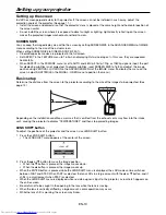 Preview for 10 page of Mitsubishi Electric HC5500 User Manual