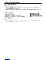 Preview for 21 page of Mitsubishi Electric HC7800D User Manual