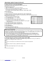 Preview for 38 page of Mitsubishi Electric HC7800D User Manual