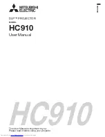 Mitsubishi Electric HC910 User Manual предпросмотр