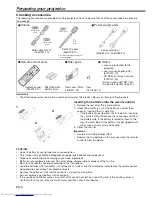 Preview for 6 page of Mitsubishi Electric HC910 User Manual