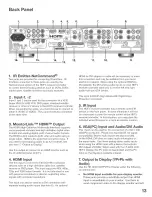 Preview for 13 page of Mitsubishi Electric HD-6000 Owner'S Manual