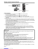 Предварительный просмотр 22 страницы Mitsubishi Electric HD4000 User Manual