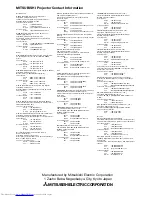 Предварительный просмотр 40 страницы Mitsubishi Electric HD4000 User Manual