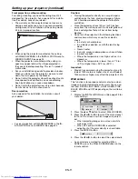 Preview for 11 page of Mitsubishi Electric HL2750U User Manual