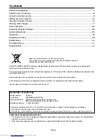 Предварительный просмотр 3 страницы Mitsubishi Electric HL650 User Manual