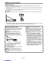 Preview for 10 page of Mitsubishi Electric HL650 User Manual