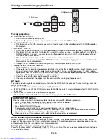 Предварительный просмотр 16 страницы Mitsubishi Electric HL650 User Manual