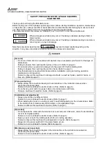 Предварительный просмотр 3 страницы Mitsubishi Electric HR Series Instruction Manual