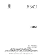 Mitsubishi Electric iMode M341i Owner'S Manual preview