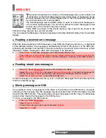 Предварительный просмотр 20 страницы Mitsubishi Electric iMode M342i Owner'S Manual