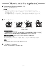 Preview for 4 page of Mitsubishi Electric Jet Towel JT-SB216JSH2 Instruction Manual