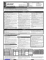 Preview for 1 page of Mitsubishi Electric JG79B594H07 Installation Manual