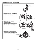 Preview for 7 page of Mitsubishi Electric JT-MC206GS-W-E Installation Manual