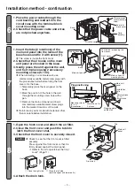 Preview for 9 page of Mitsubishi Electric JT-MC206GS-W-E Installation Manual