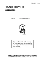 Preview for 1 page of Mitsubishi Electric JT-MC206GS-W-E User Manual