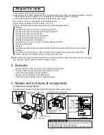 Preview for 4 page of Mitsubishi Electric JT-MC206GS-W-E User Manual