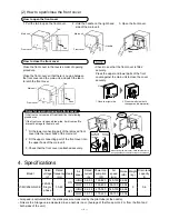 Preview for 5 page of Mitsubishi Electric JT-MC206GS-W-E User Manual