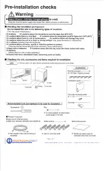 Preview for 3 page of Mitsubishi Electric JT-S1AP-S-NA Installation Manual