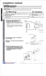 Preview for 6 page of Mitsubishi Electric JT-S1AP-S-NA Installation Manual